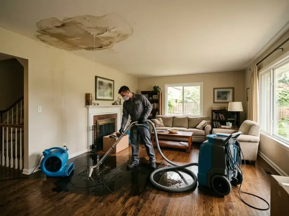 attic-pipe-burst-ceiling-drip-008 — frequently asked questions, Water Damage Restoration & Carpet Care in Eagle, WI